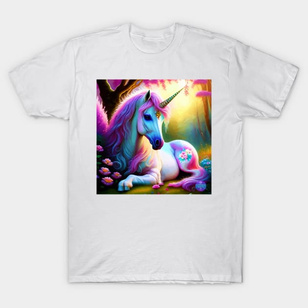 Baby Unicorn T-Shirt by Morrigan Austin